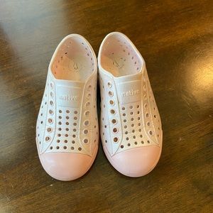 Pale pink shimmer natives